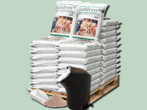 Pallet of 40 bags of Staldren with Vink Spreader applicator